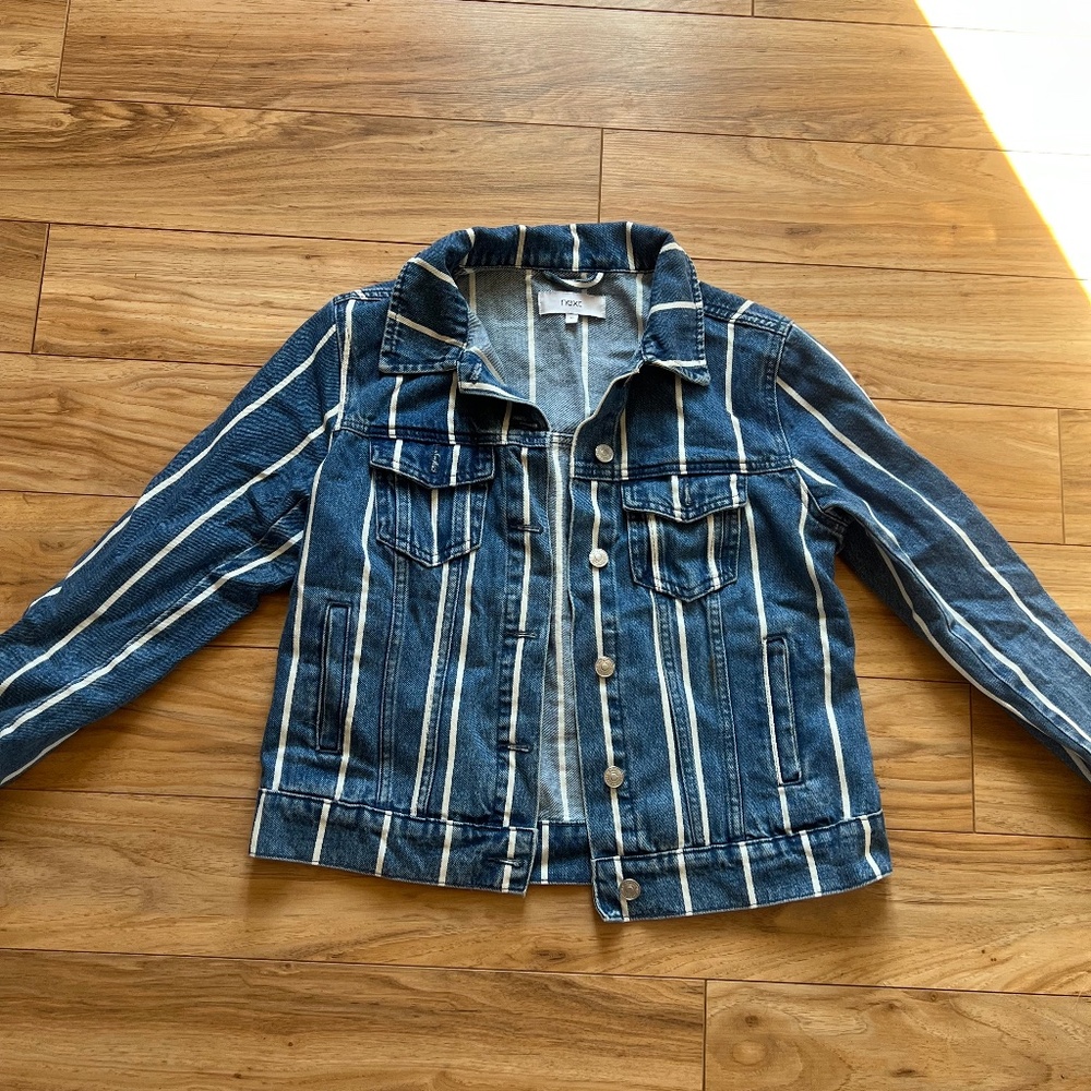 Striped Denim Jacket